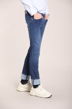 Foto 1 Harris pantalone 5 tasche uomo in denim stretch slim fit
