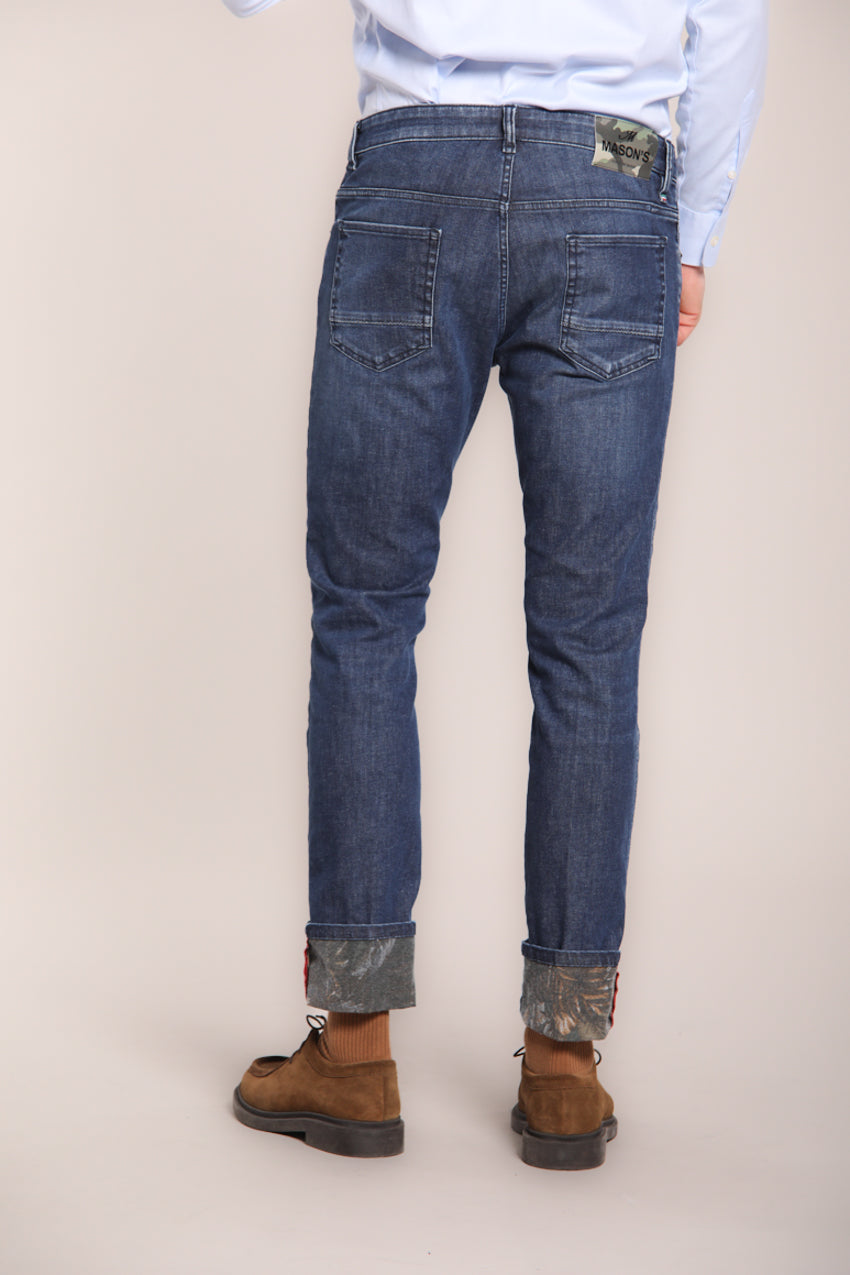 Foto 4 Harris pantalone 5 tasche uomo in denim stretch slim fit