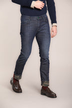 Foto 1 Harris pantalone 5 tasche uomo in denim stretch slim fit