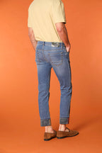 Harris 5 Poches pantalon homme en denim avec impression intérieure camouflage slim fit