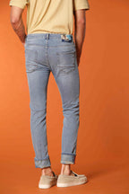 harris 5 bolsillos pantalón hombre denim con estampado interior safari slim fit 