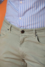 Harris 5 bolsillos pantalón hombre en gabardina con fantasía camuflaje slim fit 