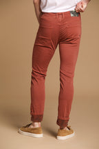 Harris 5 bolsillos pantalón hombre en gabardina con fantasia camuflaje slim fit