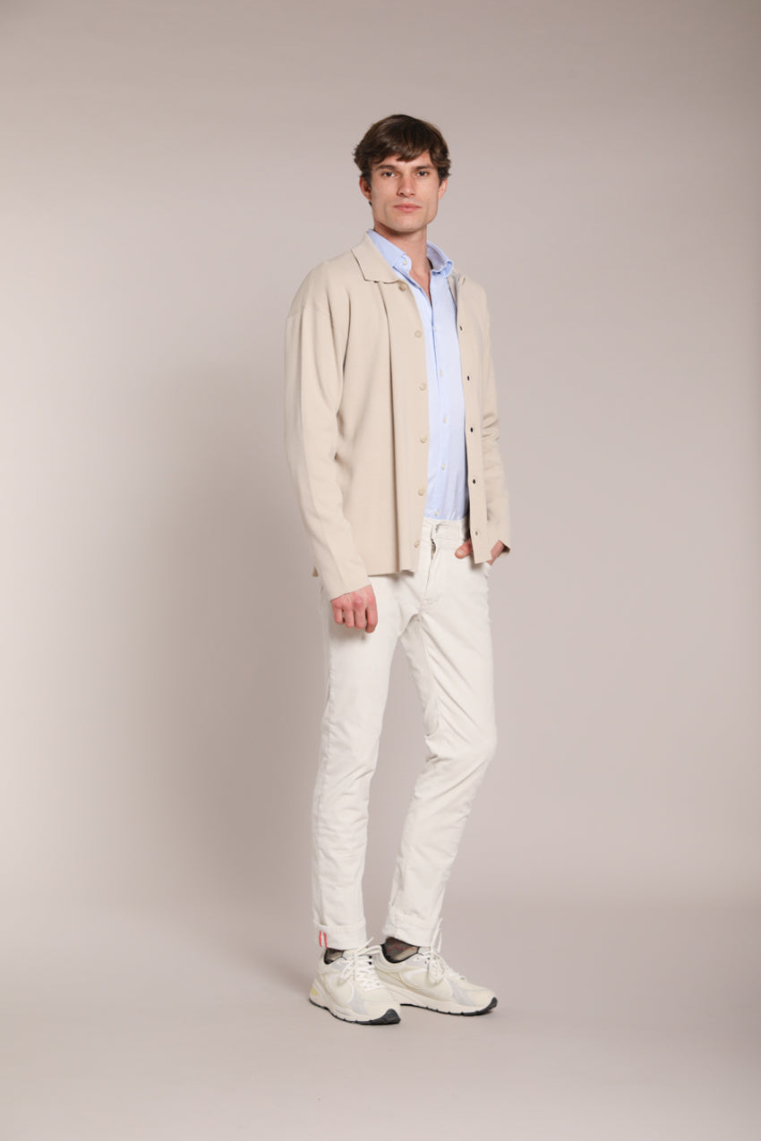 Foto 3 Harris pantalone 5 tasche uomo in velluto 1000 righe slim fit