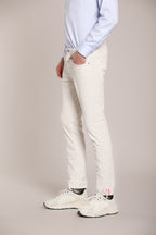 Foto 4 Harris pantalone 5 tasche uomo in velluto 1000 righe slim fit