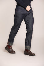 Foto 4 Harris Regular pantalone 5 tasche uomo in denim regular fit