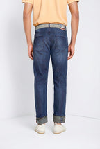 Harris pantalon 5 poches homme en denim avec imprimé Hawaii regular fit