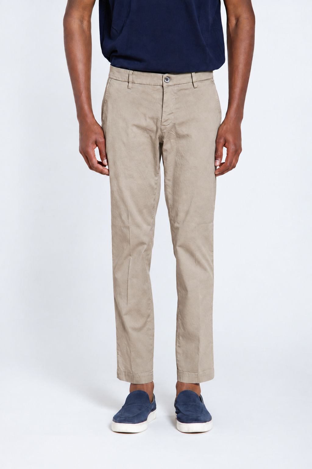 Milano Herren Chinohose aus Stretch-Gabardine extra slim fit ①
