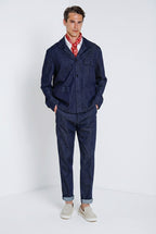 Work Jacket overshirt uomo in denim