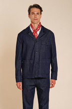 Work Jacke Herren Overshirt aus Denim