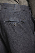 Foto 2 New York pantalone chino uomo in denim stretch regular fit