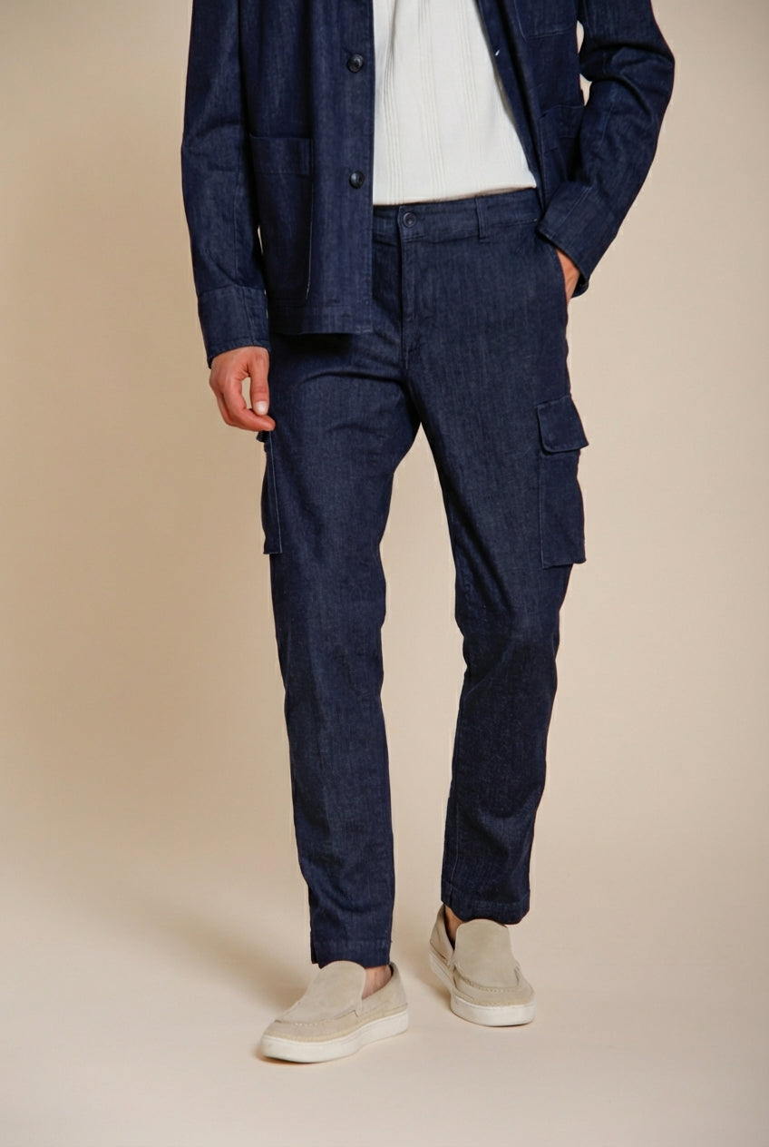 Chile men's cargo pants in denim regular fit