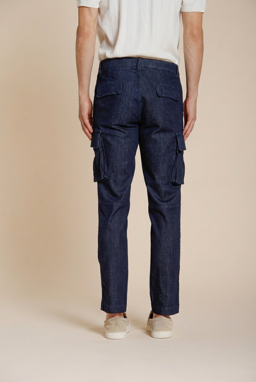 Chile men's cargo pants in denim regular fit