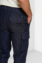 Chile pantalón cargo hombre en denim regular fit