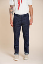 Boston pantalon chino homme en denim relaxed fit