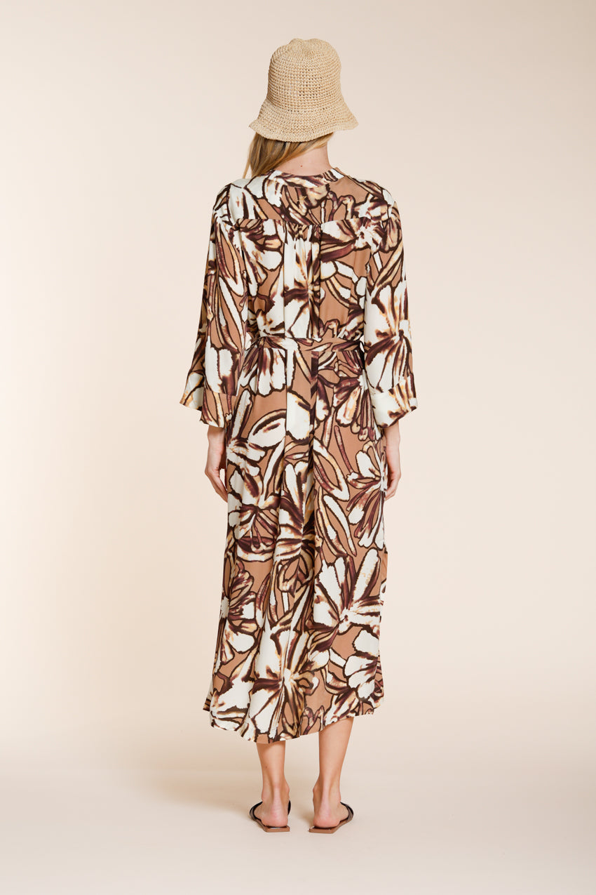 Colette Dress New women's dress in floral pattern canvas