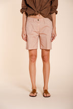 Chile women's cargo bermuda in lightweight stretch twill slim fit
