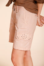 Chile women's cargo bermuda in lightweight stretch twill slim fit