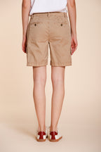 Chile women's cargo bermuda in lightweight stretch twill slim fit