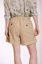 Dallas bermuda cargo femme en coton flammé relaxed fit