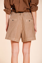 Dallas Damen Cargo Bermuda aus Flammgarn-Baumwolle relaxed fit