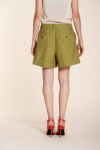 Dallas bermuda cargo femme en satin relaxed fit