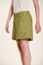 Dallas bermuda cargo femme en satin relaxed fit