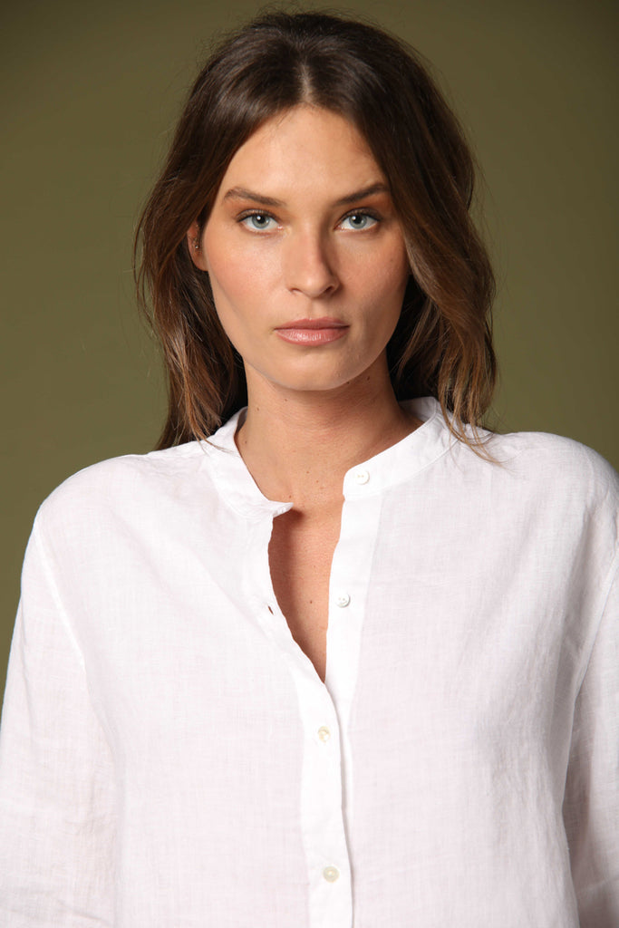 Image 3 of women's Delhi shirt in white by Mason's