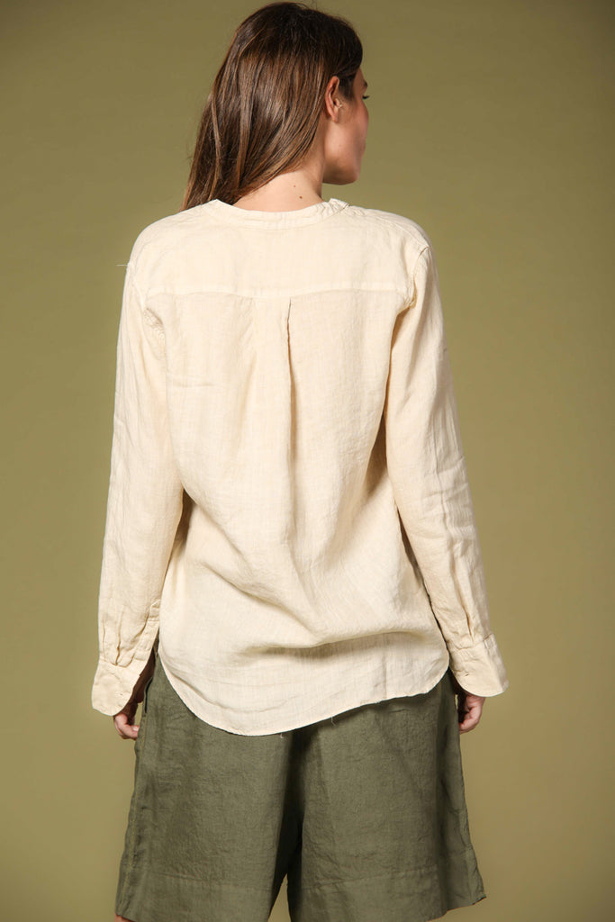 Image 4 of women's Delhi shirt in stucco color by Mason's