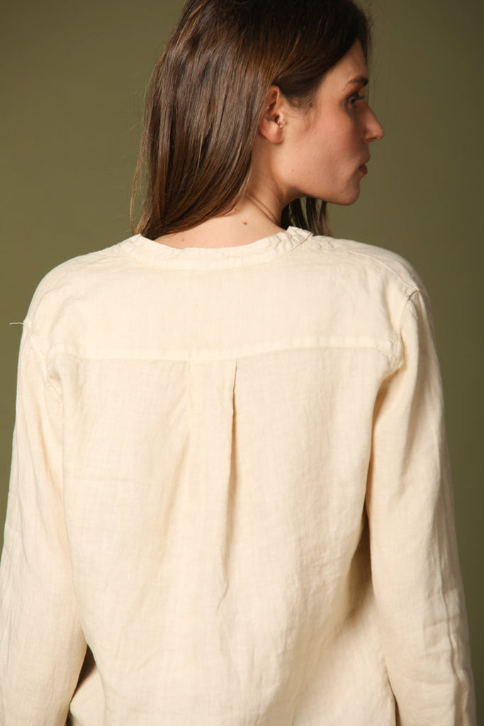 Image 3 of women's Delhi shirt in stucco color by Mason's