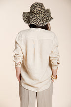 Delhi women's shirt long sleeve in linen canvas