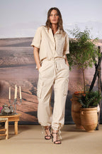 Florida camicia donna a manica corta in popeline