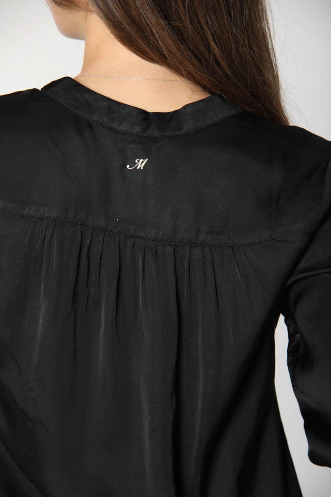 Picture 2 of women’s black viscose shirt model Margherita Shirt by Mason’s 