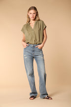 Adele MM women's short-sleeve shirt in tencel