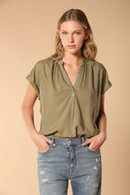 Adele MM women's short-sleeve shirt in tencel