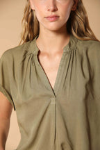 Adele MM women's short-sleeve shirt in tencel