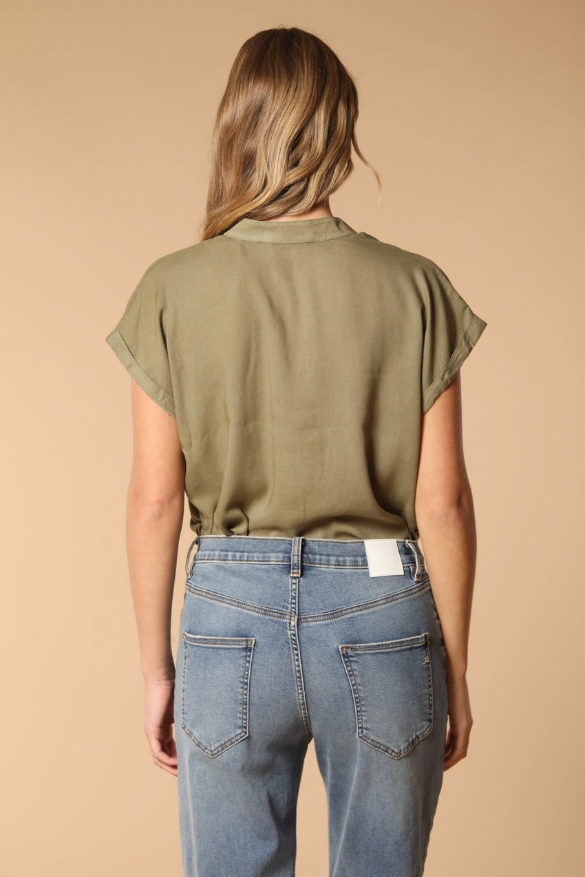 Adele MM women's short-sleeve shirt in tencel