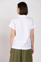 Livia women's shirt short-sleeved in poplin