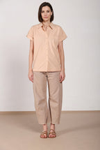 Livia women's shirt short sleeve in poplin