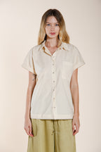 Livia camisa mujer de manga corta en popelín