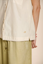 Livia chemise femme à manches courtes en popeline