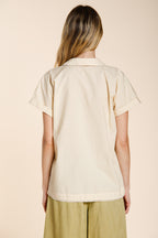 Livia chemise femme à manches courtes en popeline