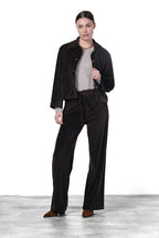 Rosie women’s jacket in wide-wale velvet
