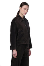 Rosie women’s jacket in wide-wale velvet