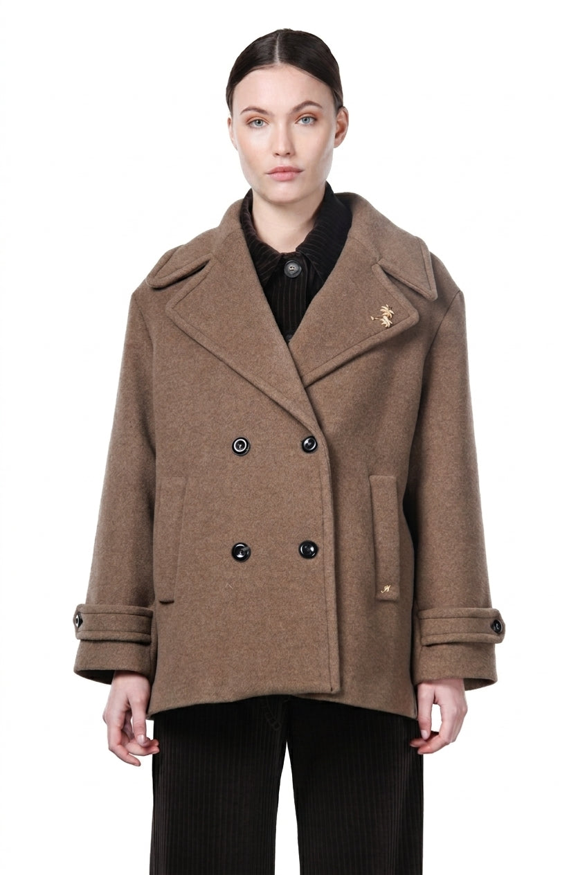 Leonie women’s coat in soft wool cloth