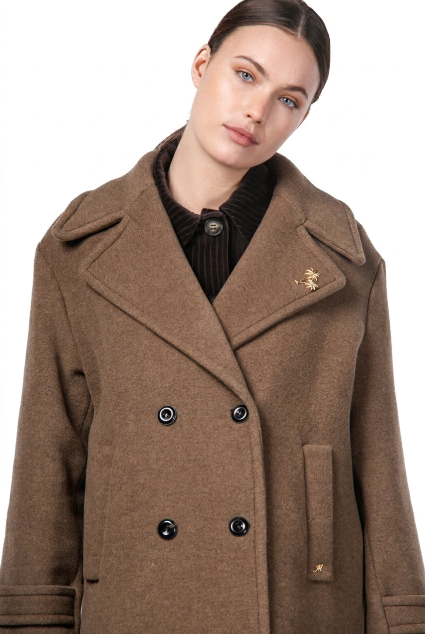Leonie women’s coat in soft wool cloth