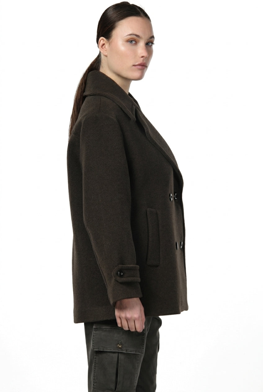 Leonie women’s coat in soft wool cloth