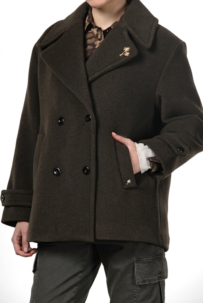 Leonie women’s coat in soft wool cloth