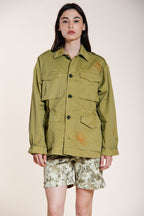 Florence New chaqueta mujer en twill ligero stretch bordado flores