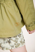 Florence New chaqueta mujer en twill ligero stretch bordado flores